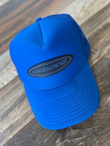 HARLEMLEGENDZ TRUCKER CAP - ROYAL BLUE